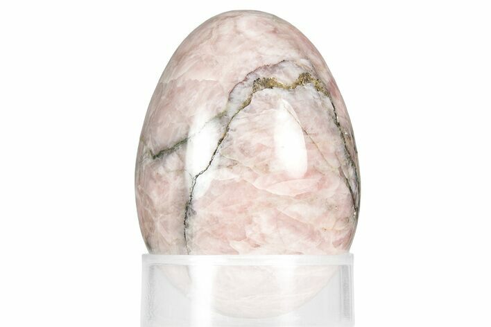Polished Strawberry Quartz Egg - South Africa #356219